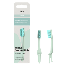 TIOBRUSH Replacement Brush Head Medium - 2 Pcs