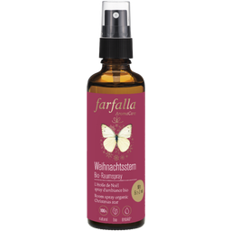 farfalla Weihnachtsstern Bio-Raumspray Zimt - 75 ml