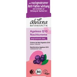 alviana Naturkosmetik Crema de Noche Antiedad Q10 - 50 ml