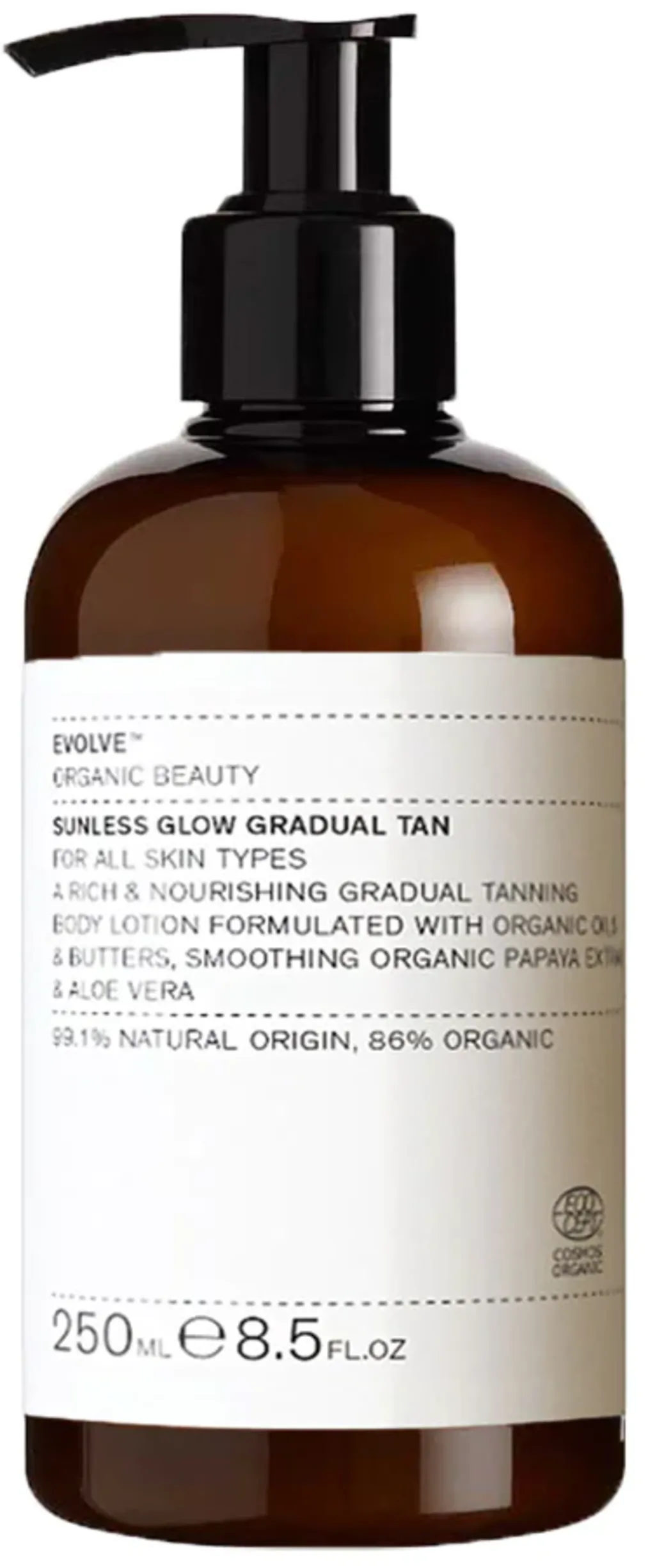 Evolve Organic Beauty Sunless Glow Gradual Tan - 250 ml