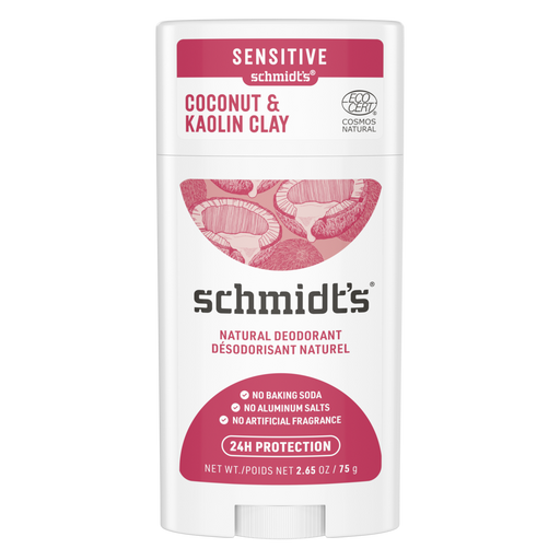 Schmidt's Deodorant Deo Stick Coconut & Kaolin Clay - 75 g