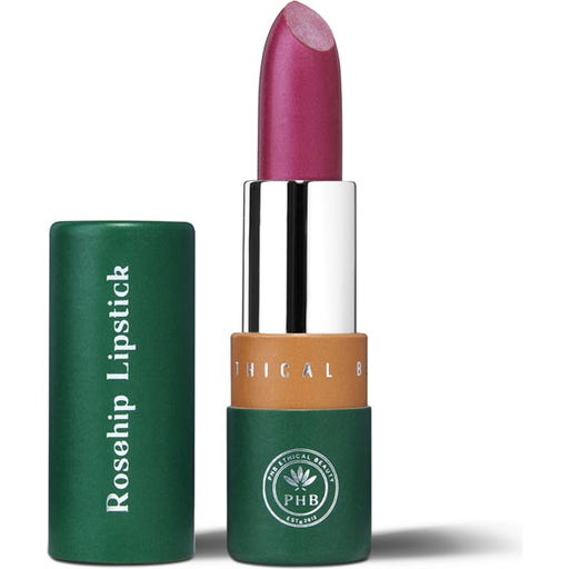 PHB Ethical Beauty Organic Rosehip Satin Sheen Lipstick - Mulberry