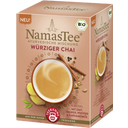 TEEKANNE NamasTee Organic Spicy Chai Tea  - 15 double chamber bags