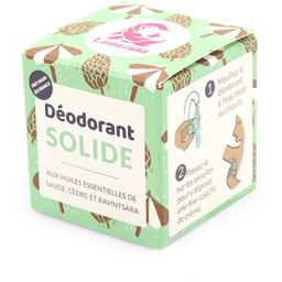 Lamazuna Sage, Cedar & Ravintsara Solid Deodorant - 30 g