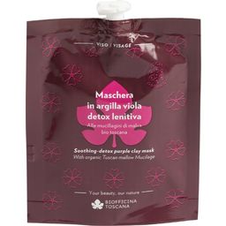 Biofficina Toscana Soothing-Detox Purple Clay Mask 