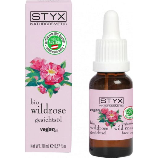 STYX Huile Visage à la Rose Sauvage Bio - 20 ml
