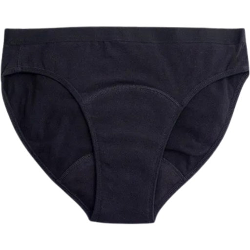 Light Flow Bikini černé menstruační kalhotky - XL