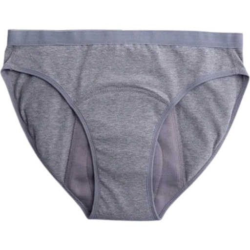 Grey Bikini Period Underwear - Heavy Flow  - XXL
