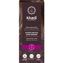 Khadi® Pflanzenhaarfarbe Dunkelbraun