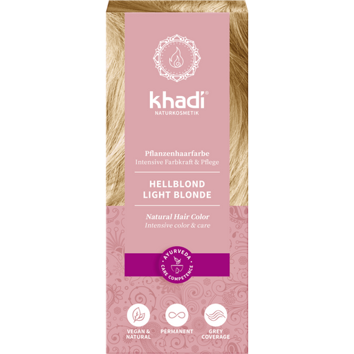 Khadi® Растителна боя за коса Светло русo - 100 г
