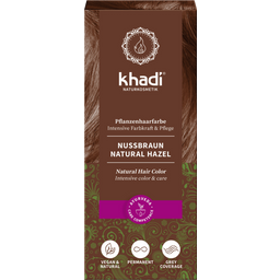 Khadi® Rastlinná farba na vlasy orieškovohnedá