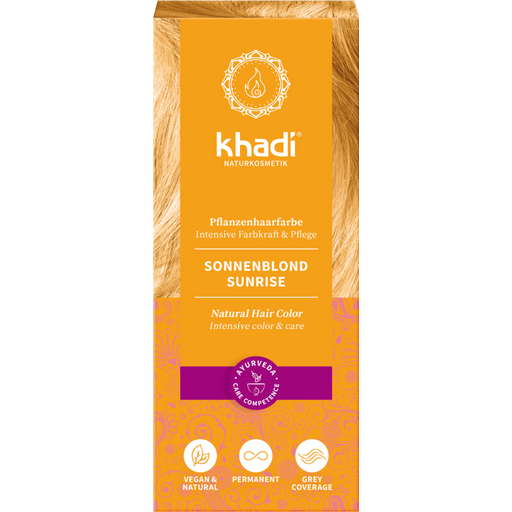 Khadi® Coloration Capillaire Végétale "Sunrise" - 100 g
