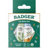 Badger Balm Комплект Classic Lipstick Set Green
