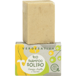 Verdesativa Hemp, Kaolin & Tea Tree Solid Shampoo  - 55 g