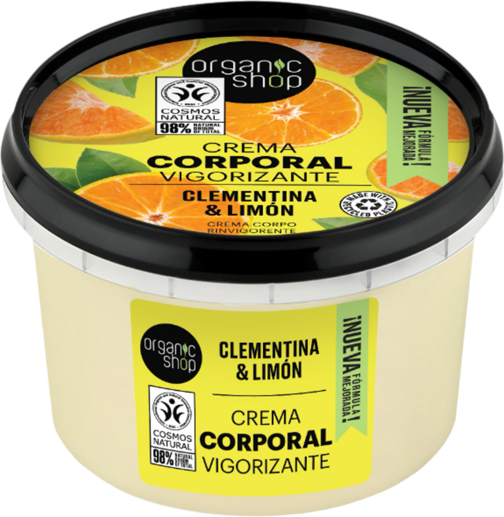 Organic Shop Clementine & Lemon Invigorating Body Cream, 250 ml - Ecco  Verde Online Shop