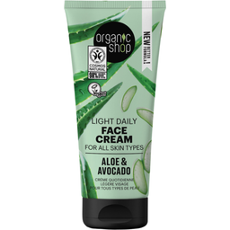 Organic Shop Light Daily Face Cream Aloe & Avocado - 50 мл
