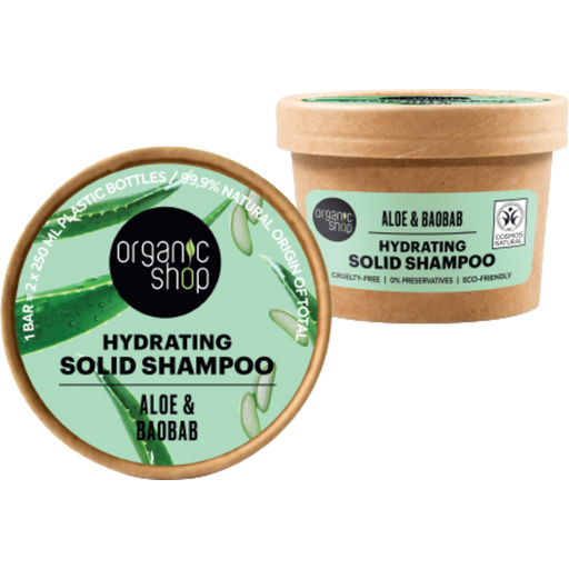 Organic Shop Hydrating Solid Shampoo - 60 г