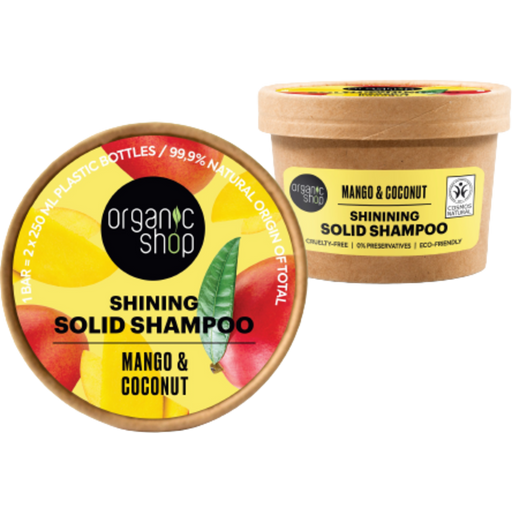Organic Shop Shining Solid Shampoo - 60 g