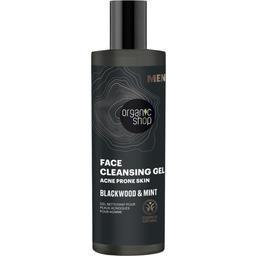 Organic Shop MEN Face Cleansing Gel Blackwood & Mint - 200 мл