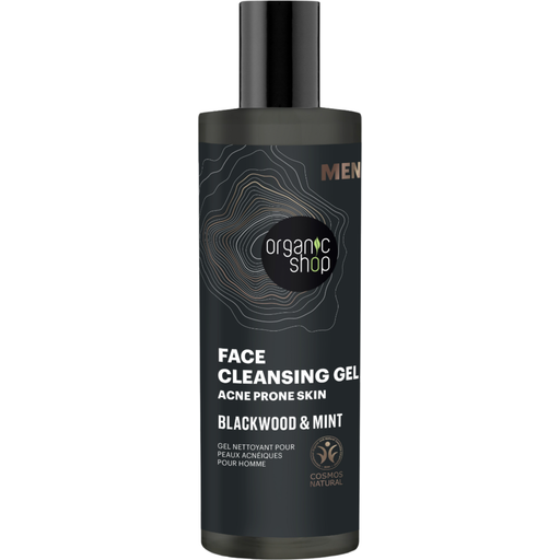 Organic Shop MEN Blackwood & Mint Face Cleansing Gel  - 200 ml