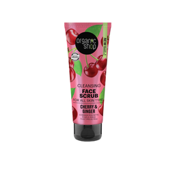 Organic Shop Cherry & Ginger Cleansing Face Scrub  - 75 ml