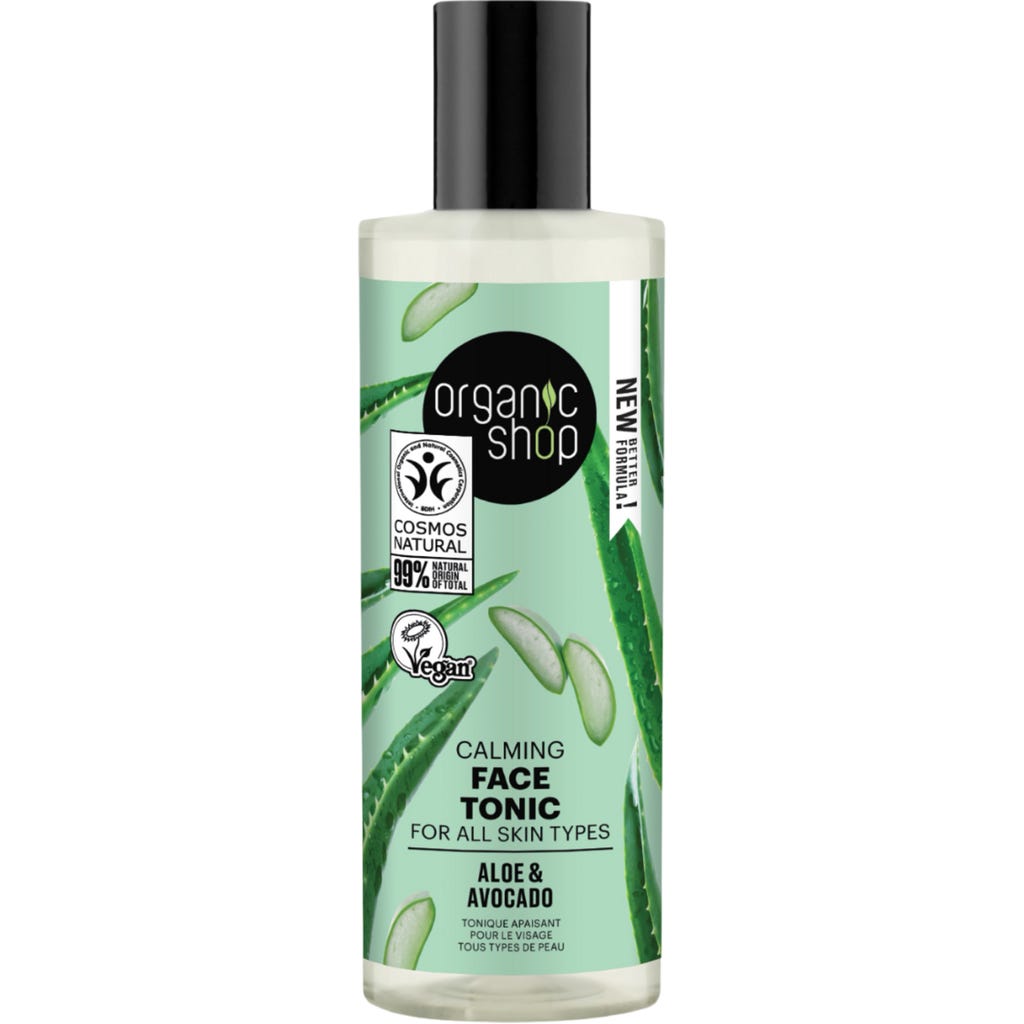 Organic Shop Aloe & Avocado Calming Face Tonic , 150 ml