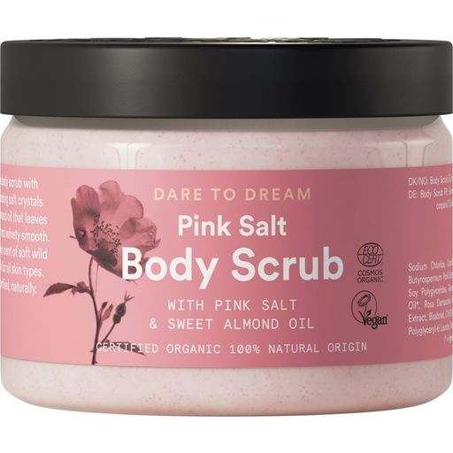Urtekram Soft Wild Rose Pink Salt testradír - 150 ml