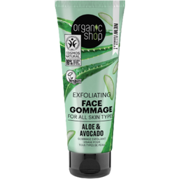 Organic Shop Aloe & Avocado Exfoliating Face Gommage  - 75 ml