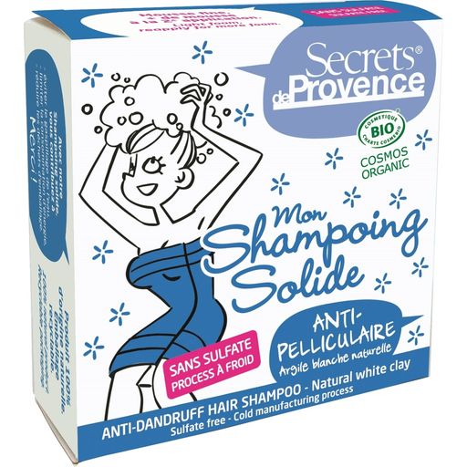 Secrets de Provence Trdni šampon proti prhljaju - 85 g
