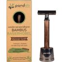 pandoo Sigurnosni brijač s drškom od bambusa - Tanka ručka