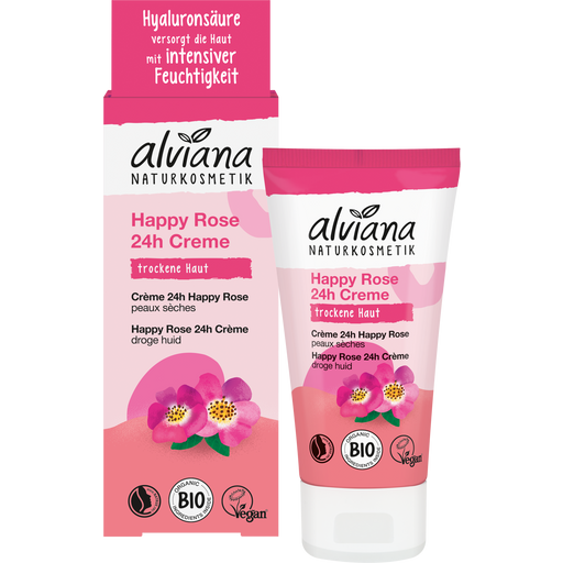 alviana Naturkosmetik Happy Rose 24H Cream - 50 ml