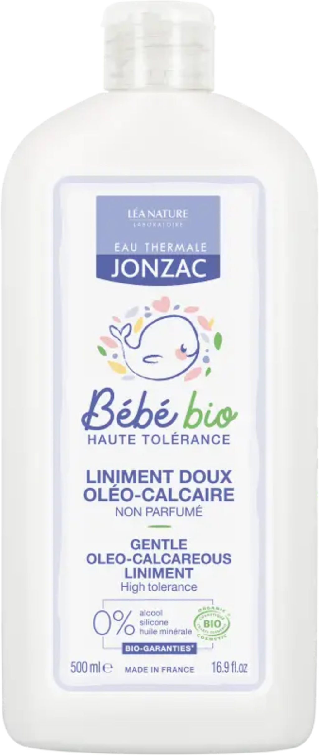 Eau Thermale JONZAC BébéBio Gentle Oleo-Calcareous Liniment - 500 ml