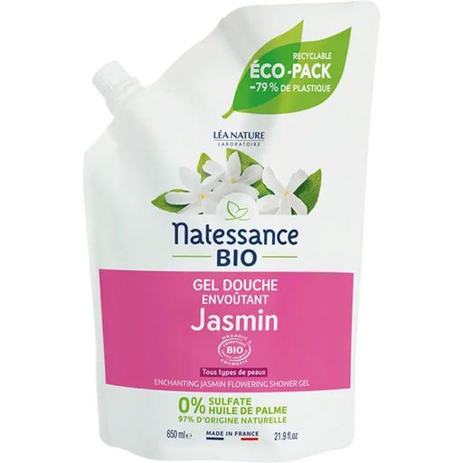 Natessance Jasmin Shower Gel - 650 ml refill 