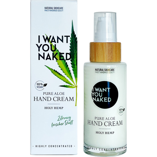 I WANT YOU NAKED Holy Hemp Pure Aloe Hand Cream - 50 ml