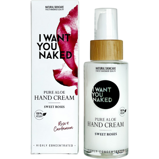 I WANT YOU NAKED Sweet Roses Pure Aloe Hand Cream - 50 ml