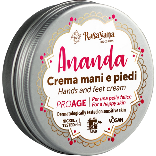 Rasayana Ananda Hands & Feet Cream - 60 ml