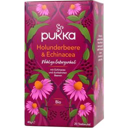 Pukka Elderberry & Echinacea Organic Fruit Tea - 20 Pcs