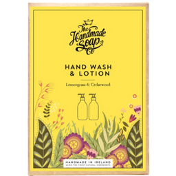 The Handmade Soap Company Darilni set milo za roke in losjon - Limonska trava in cedrovina