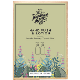 The Handmade Soap Company Gift Set Hand Wash & Lotion - Lavender, Rosemary, Thyme & Mint