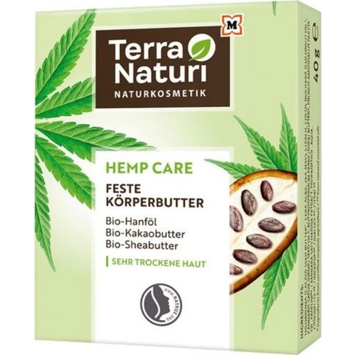 Terra Naturi Твърдо масло за тяло HEMP CARE - 40 г