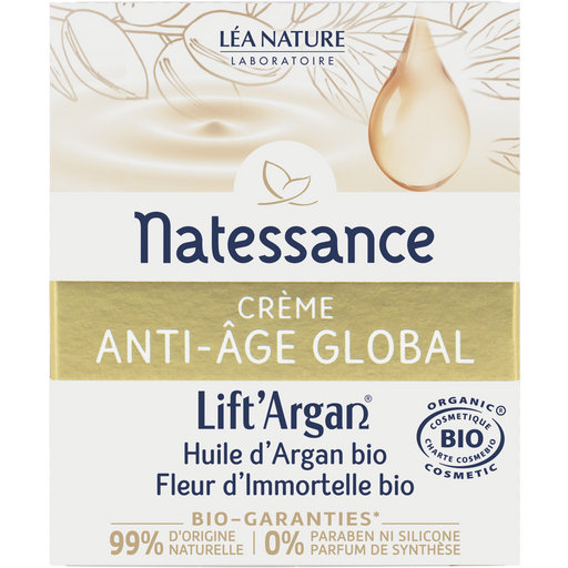 Natessance Lift'Argan Anti-Aging arckrém - 50 ml