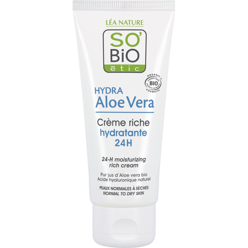 LÉA NATURE SO BiO étic Aloe Vera Rich 24h Day Cream - 50 ml