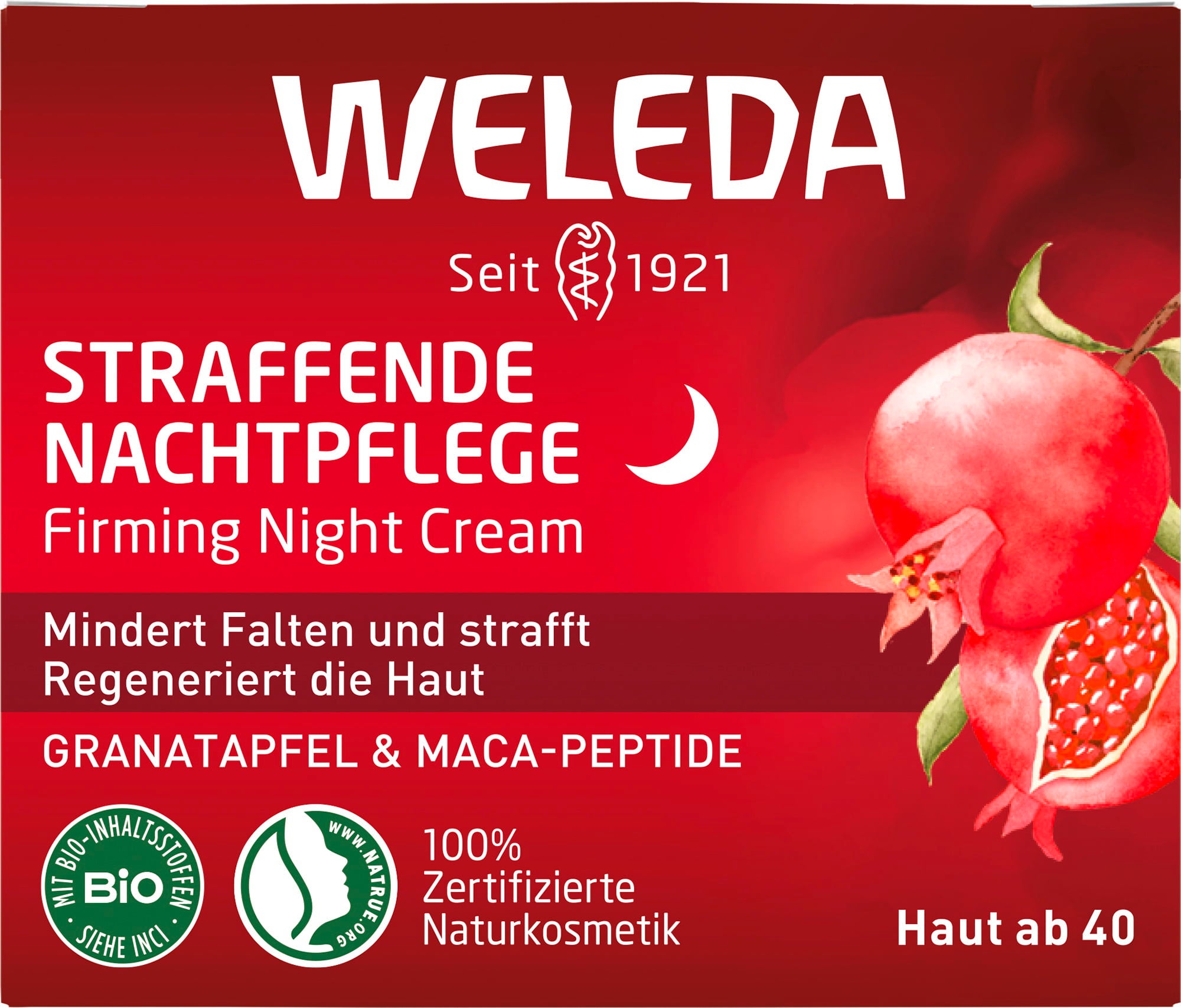 Pomegranate & Maca Peptides Firming Night Cream  - 40 ml