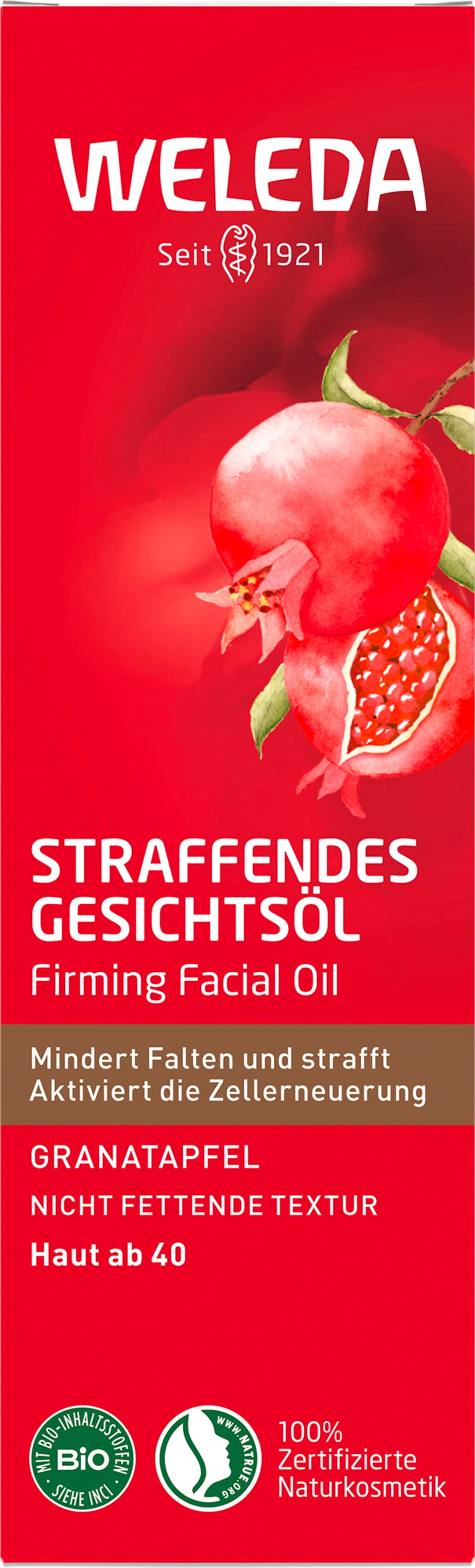 Weleda Olio Viso Rassodante al Melograno - 30 ml