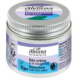 alviana Naturkosmetik Deodorante in Crema alla Salvia Bio