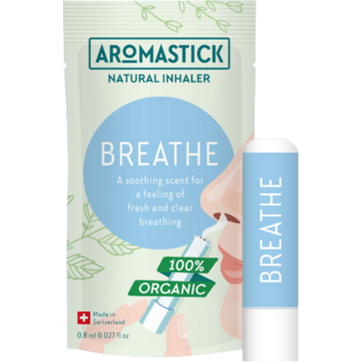 AROMASTICK Stick Inhalateur BREATHE Bio - 1 pcs