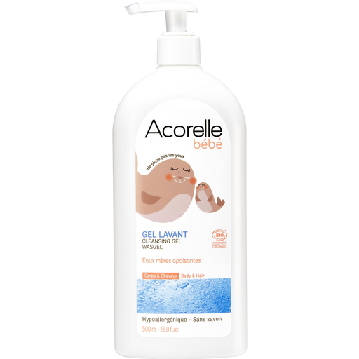 Acorelle Żel do mycia twarzy dla niemowląt - 500 ml