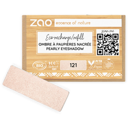 Zao Recharge Ombre à Paupières Rectangle - 121 Pearly Ivory