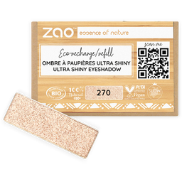 ZAO Refill Rectangle Eye Shadow - 270 Ultra Pearly Champagne