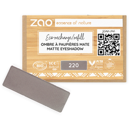 ZAO Refill Rectangle Eye Shadow - 220 Taupe Grey